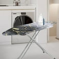thumbnail image 2 of Renewold Washable Ironing Board Cover for Home Laundry Decor Rose Marble Print Ironing Board Covers with Padding Silicone Coating Cozy Nose Pocket, 2 of 5