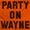 Orange, variant on Party On Wayne Garth 1990s Tank Top T Shirts Men Women Brisco Brands S