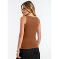 thumbnail image 6 of ANRABESS Tank Tops for Women Wool Blend Sweaters Sleeveless Casual Summer Fitted Shirts 2026 Spring Beach Vacation Clothes Dark Caramel Large, 6 of 8