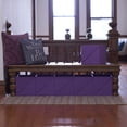 thumbnail image 2 of Household Essentials Diagonal Pull Collapsible Fabric Cube Open Storage Cube, 6-Pack, Purple, 2 of 7