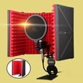 thumbnail image 2 of serony Foldable Metal Mic Isolation Shield for Microphone Recording Equipment, 2 of 8