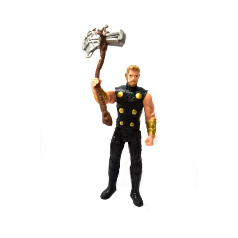 Thor Action Figure God of War Gold Bracelet Buttons Superhero TOY GT