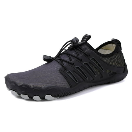 

Hicooer Coolcsea Water Shoes Men s Women s Swim Shoes Outdoor Beach Barefoot Quick-Dry Aqua Pool Socks Swimming Yoga Surfing Exercise Black