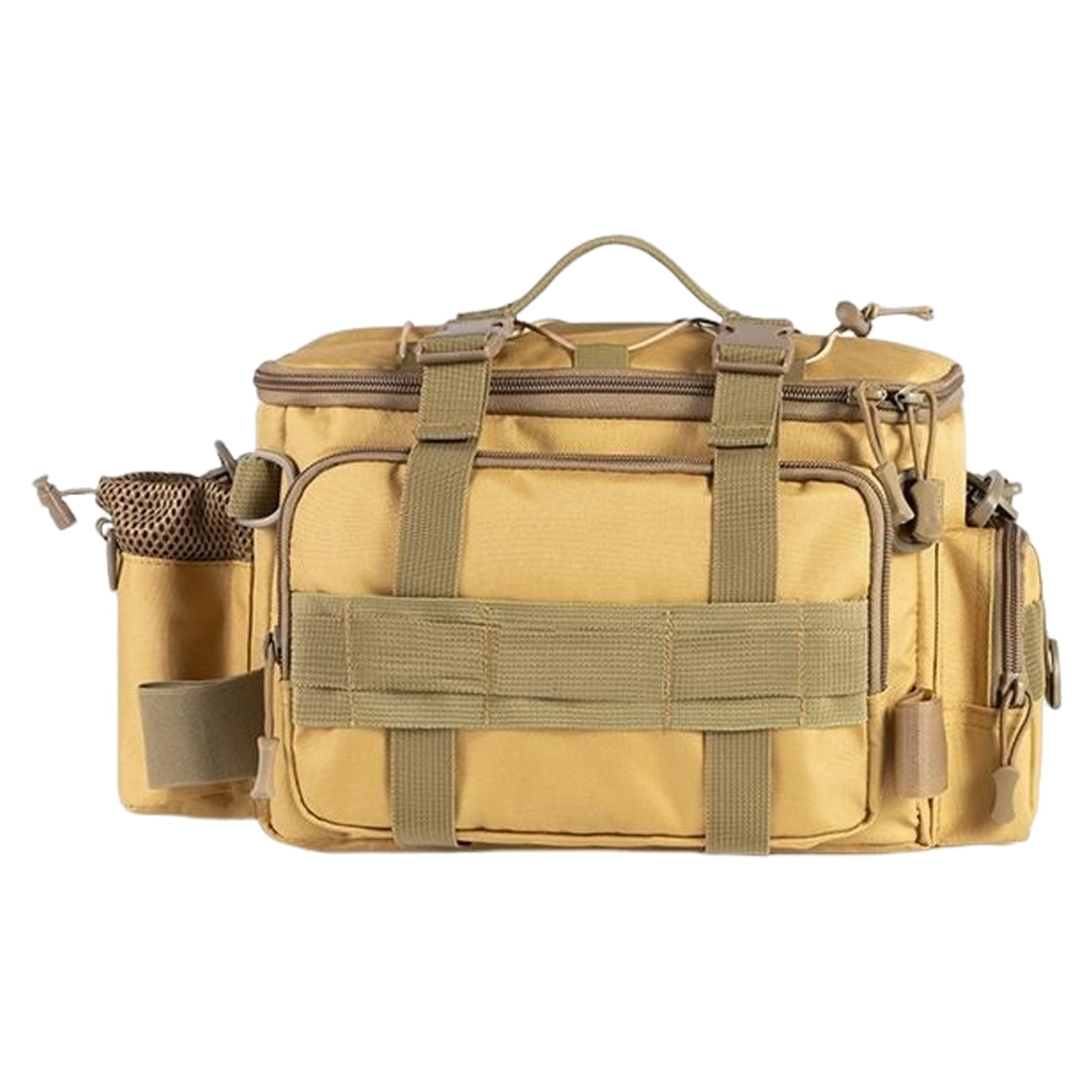 Eoperou Large Capacity Fishing Gear Bag: Waterproof Oxford Cloth Multi-Pocket Portable Fishing Accessories Organizer