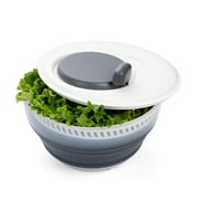 Prep Solutions Space-Saving 3 Quart Collapsible Salad Spinner with Easy Handle