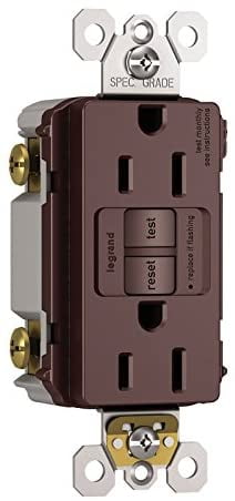 Legrand Radiant 15 amps 125 volt Dark Bronze Outlet 5-15 R 1 pk Case of 12 