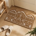 thumbnail image 6 of Christmas Door Mat - Gingerbread House Welcome Mat, 24x16 inch, Xmas Winter Floor Doormat Rugs for Front Porch Entryway, 6 of 6