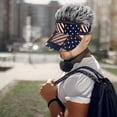 thumbnail image 5 of Jiibva Patriotic Wig Hat Retro Flag Wig Cap Spiked Hair Sun Hat for Funny Patriotic Costume Parties Outdoor Event Hair Accessory, 5 of 7