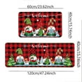 thumbnail image 3 of Christmas Kitchen Rugs Set Of 2 Cushioned Antis Fatigue Kitchen Floor Mat Non Slip Farmhouses Kitchen Mats For Floor Kitchen Rug Set For Christmas Holiday Xmas Decorations, 3 of 3