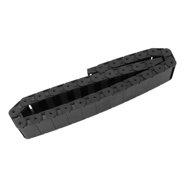 Cadena de arrastre, cadena de arrastre de nailon negro R38 de 1 metro Cadena de arrastre de cable de nailon Eficiencia óptima