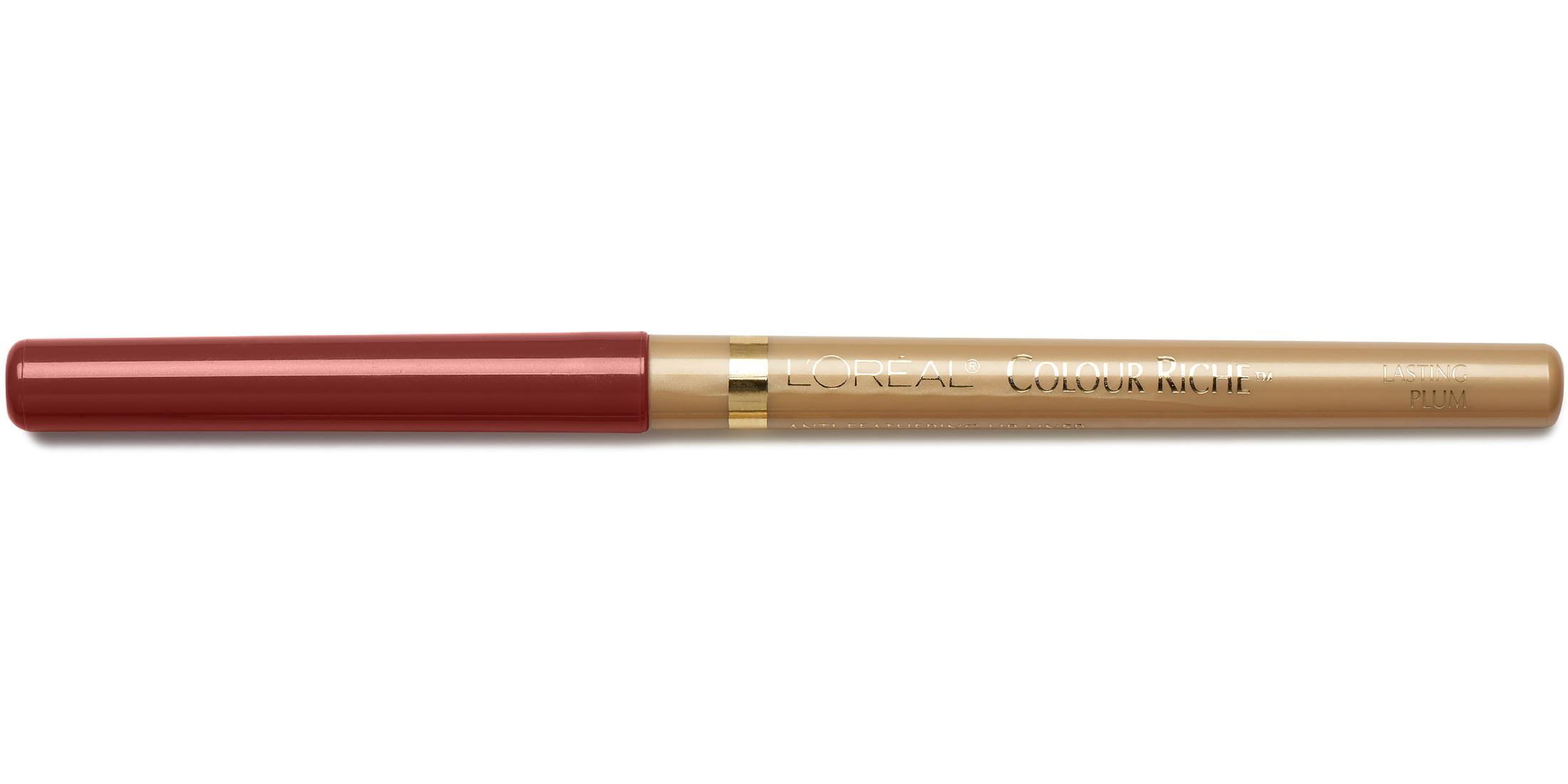 (2 pack) L'Oreal Paris Colour Riche Lip Liner, Lasting Plum 772