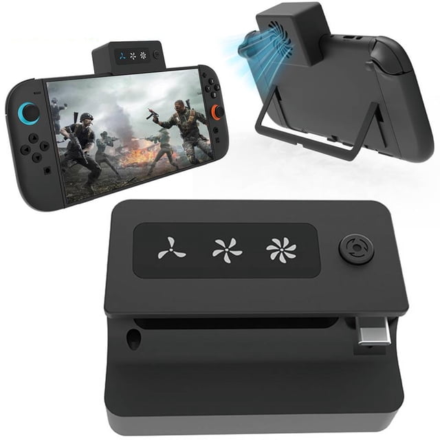 Ventilador de refrigeración con 3 velocidades ajustables para la consola Nintendo Switch 2: accesorios portátiles de disipación de calor
