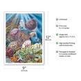 thumbnail image 2 of Coral Reef - Hawaiian Fish (Iʻa) - From an Original Hawaii Watercolor Painting by Peggy Chun - Master Art Print (Unframed) 9in x 12in, 2 of 4
