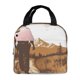 thumbnail image 1 of Fotbe Western Cowboy Countryside Bolsa Térmica con Estampado y Forro de Aluminio Grueso Bolsa de Almuerzo con Bolsillo Frontal para Hombres y Mujeres, Ideal para Trabajo, Escuela, 1 of 8