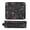 Mushrooms and Plants Pattern, variant on Hair Tool Organizer Bag with Heat Resistant Mat Removable Travel Storage Case for Hot Air Brushes Curling Irons Mushrooms and Glittering Stars