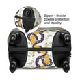 thumbnail image 3 of Goofa Snake And Moon Pattern Luggage Covers For Suitcase,Suitcase Cover Protector Fit 18-32 Inch Luggage-Small, 3 of 9