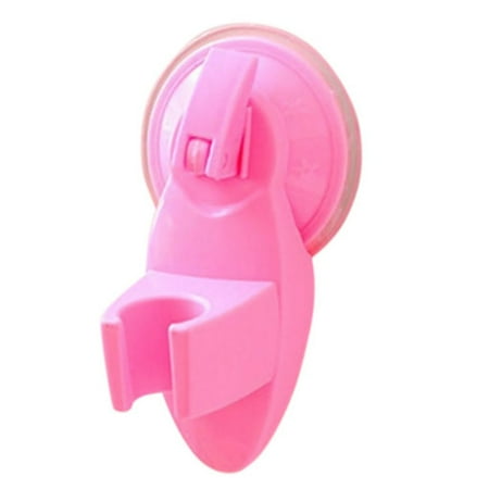 

RichYS Bathroom Plastic Strong Suction Cup Wall Mounted Shower Head Bracket Holder Seat