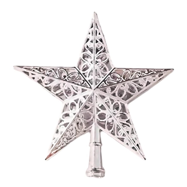 CAIROYAR Adornos de estrella para árbol de Navidad, adornos de estrella con purpurina 3D para árbol de Navidad, adornos de estrella brillante para árbol de Navidad
