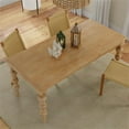 thumbnail image 5 of Casartis Living James 72" Rectangular Farmhouse Wood Dining Table in Natural, 5 of 10