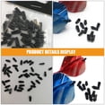 thumbnail image 3 of Phenofice 80Set Black Pc Material Durability Flight Fixator Wing Protector For Dart Games, 3 of 8