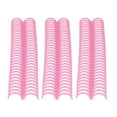 thumbnail image 4 of Loose Leaf Binding Spine, Reusable 22mm Inner Diameter Plastic Binding Rings 10 Pcs Wear Resistant PP 30 Holes  For Store Pink, 4 of 8