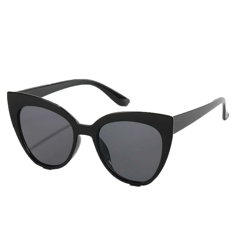 Oversized black cat eye sunglasses hot sale