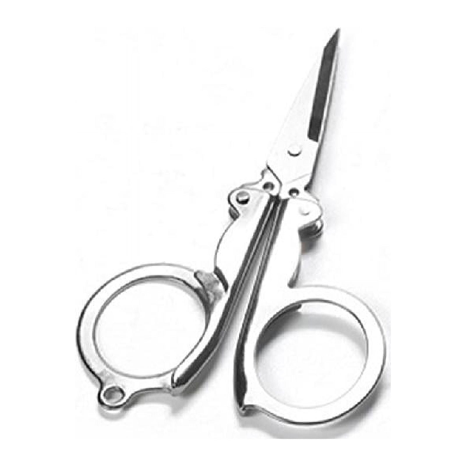 Stainless Steel Folding Scissors Portable Foldable Scissors Craft Scissors  Small/Medium/Large Optional for Office School