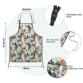 thumbnail image 7 of Pioneer Flower Floral Print Pattern Kids Aprons for Girls and Boys,Adjustable Neck Strap Toddler Aprons for Kids Cooking Baking, 7 of 7