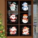 thumbnail image 5 of Paquete de 9 Pegatinas Navideñas para Ventanas | Pegatinas Navideñas Coloridas de Pvc | Decoraciones Navideñas Translúcidas Reutilizables para Centros Comerciales, Hogar, Oficina y Decoración de Temp, 5 of 6