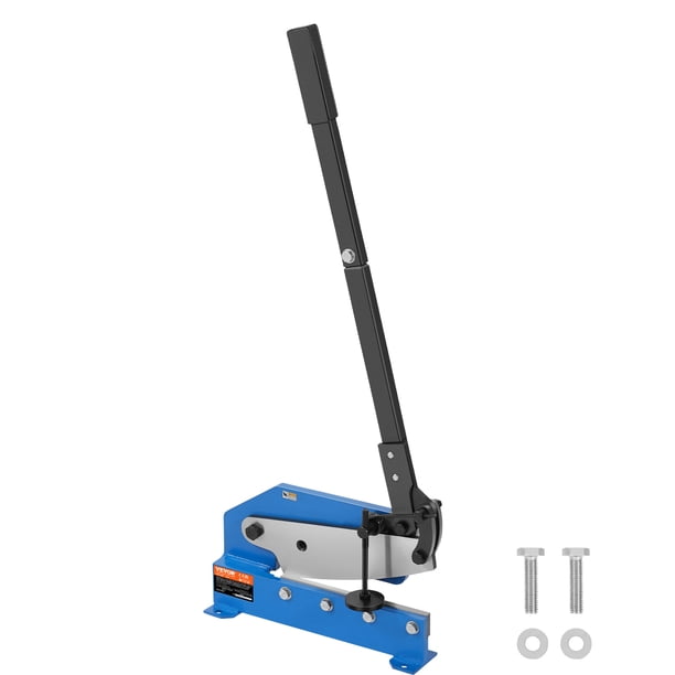 VEVOR Cizalla manual de placa manual de 12 pulgadas para procesamiento de láminas de metal, cortador de mesa HS-12 con material Q235, para manualidades de acero grueso