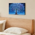 thumbnail image 2 of Colorful Tree of Life Canvas Wall Art, Textured Palette Knife Abstract Nature Painting for Home Decor, Framed & Ready to Hang for Living Room Bedroom Bathroom, 2 of 7