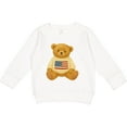thumbnail image 2 of Inktastic Patriotic Bear with American Flag Sweater Toddler Sweatshirt, 2 of 4