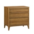 thumbnail image 3 of Better Homes & Gardens Greyson 3-Drawer Nightstand with USB, Acorn Finish, 3 of 9