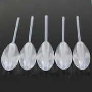 5Pcs Acrylic Bombarda Sinking Fly Fishing Spinning Float Fishing Bobbers Float