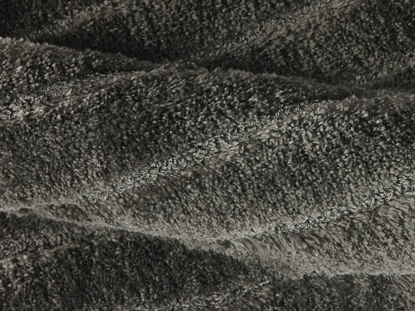Ensemble de tapis pour salle de bain 2 pièces à rayures touffetées gris platine Mainstays