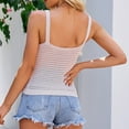 thumbnail image 6 of Beach Vacation Clothes for Women Cute Tops Summer Top Women Long Comfortable Girl Sleepers Size 13 Bra Top Tops for Camisole Dance Crop Casual Work Clothes Crop Spaghetti Womens plus White M, 6 of 7