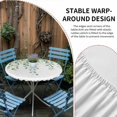 thumbnail image 4 of Sage Green Eucalyptus Leaves Round Fitted Tablecloth with Elastic Edge, Waterproof Table Cloth Table Cover for 45"-54" Tables, Farmhouse Spring Botanical Tablecloths for Dining Picnic Indoor Outdoor, 4 of 9