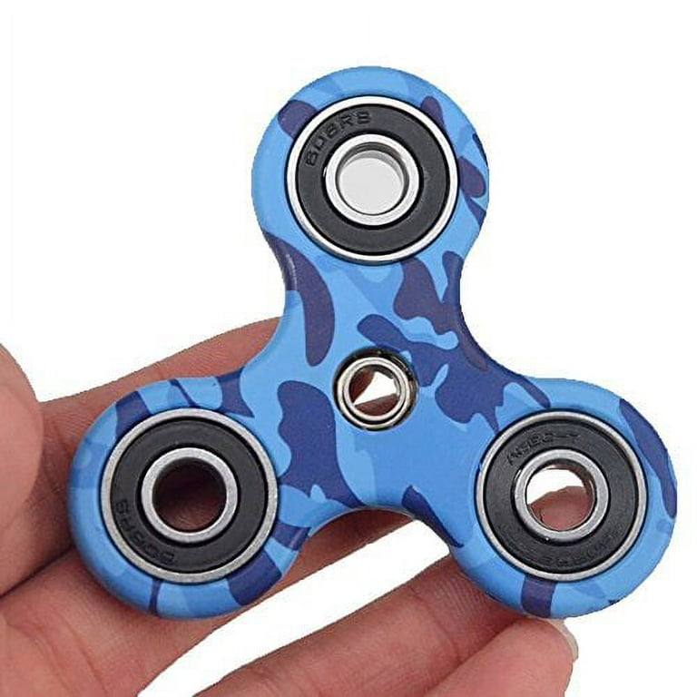 Hand Spinner Lacaca® Cool camouflage anti-stress pour enfants - Bleu