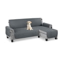 thumbnail image 4 of （dark grey）Easy-Going Reversible Oversized Couch Cover for Couch Sofa Cover for Dogs Water Resistant Furniture Protector Cover, 4 of 5