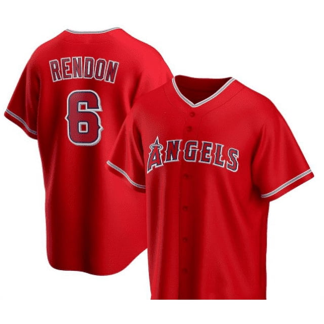 Men Women Baseball jersey Angels TROUT 27# RENDON 6# OHTANI 17# Adult Sport Jersey