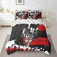 thumbnail image 3 of Homewish 7-Piece Cartoon Gamepad Comforter Set, Twin - Spider Web (Skull), 3 of 8