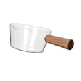 thumbnail image 4 of Cacerola de vidrio para leche con mango de madera, utensilios de cocina antiadherentes, calentador de para chocolate, fideos, comida para 400 ml, 4 of 8