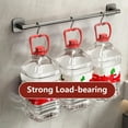 thumbnail image 6 of Non perforated suction cup wall mounted towel rack, bathroom storage rack, bathroom horizontal bar towel rack, 6 of 9
