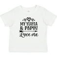 thumbnail image 3 of Inktastic YiaYia and Papou Love Me Granddaughter Girls Baby T-Shirt, 3 of 5