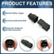 thumbnail image 4 of Conector de sensor de temperatura del agua del motor de 2 pines Unique Bargains, conector macho hembra para Nissan 1Set, 4 of 6