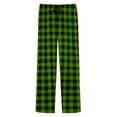 thumbnail image 6 of PUMISAS Straight-Leg Plaid Sweatpants For Men Splice Color Drawstring Elastic And Adjustable Waistband Joggers With Pockets Casual Loose Trousers, 6 of 6