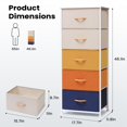 thumbnail image 4 of Pellebant 5-Drawer Dresser Household Vertical Storage Tower, 4 of 7