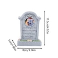 thumbnail image 3 of Dog Memorial Gift for Loss of Dog, Peaceful Sleeping Solar Angel Dog Statue Outdoor Waterproof, Resin Dog Figurine Pet Memorial Stone for Garden Grave Markers, Loss of Pet Sympathy Gift (Cat), 3 of 5
