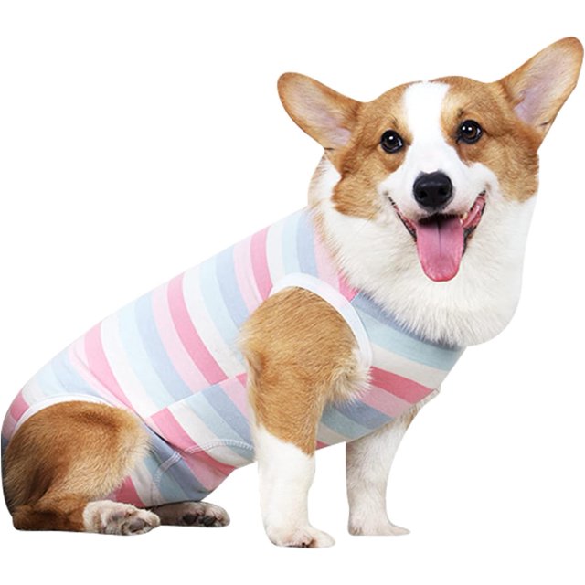 Ropa de recuperación para perros y gatos NQ pijamas transpirables talla XL
