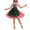 thumbnail image 2 of LEKODE oktoberfest outfits women dirndl dress Bavarian Dress tracht dress Oktoberfest Waitress Party Dress Bavarian Carnival Outfit Green 1 4XL, 2 of 5